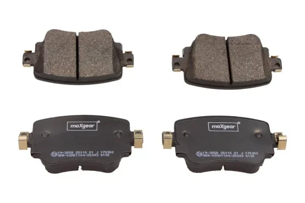 Sada brzdových destiček, kotoučová brzda MAXGEAR 19-3058