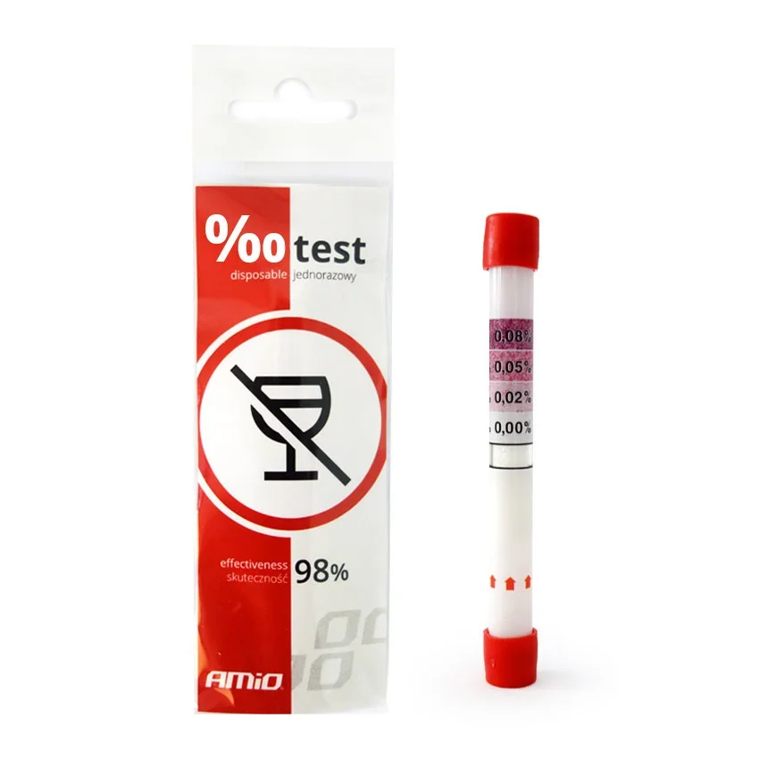 Jednorazový test na obsah alkoholu AMIO 01160 Jednorazový test na obsah alkoholu AMIO 01160