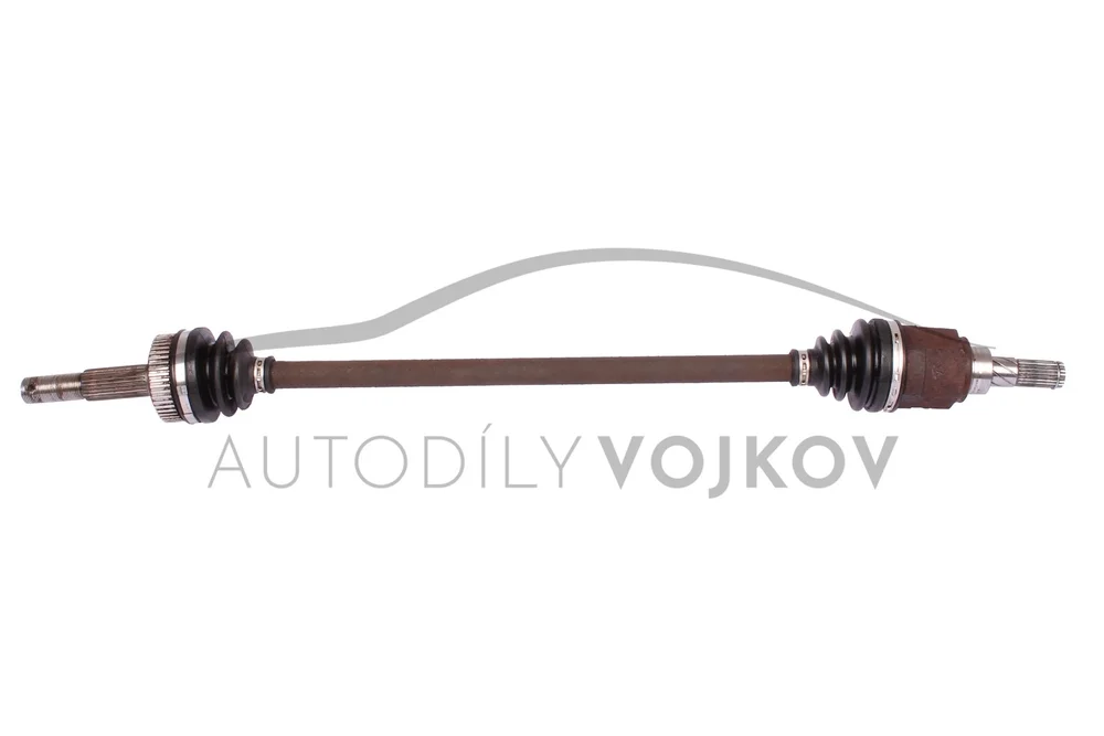 Poloosa zadní 25 drážek u kola 48 drážek ABS L=P v:50105