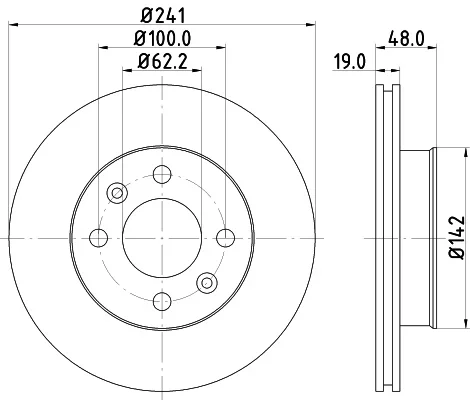 Brzdové kotouče Starline PB20890 Brzdové kotouče Starline PB20890