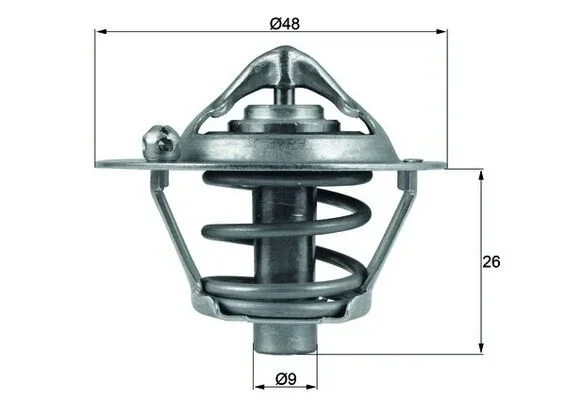 Termostat, chladivo MAHLE TX10882D