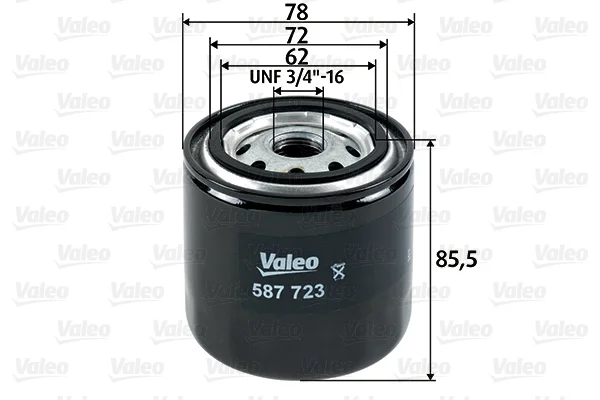 Palivový filtr VALEO 587723