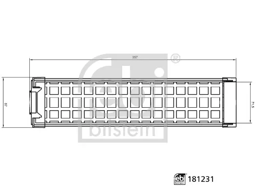 Vzduchový filtr FEBI BILSTEIN 181231