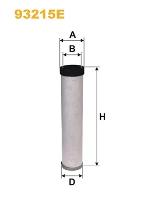 Filtr – sekundární vzduch WIX FILTERS 93215E Filtr – sekundární vzduch WIX FILTERS 93215E