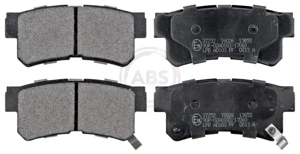 Sada brzdových destiček, kotoučová brzda A.B.S. 37252
