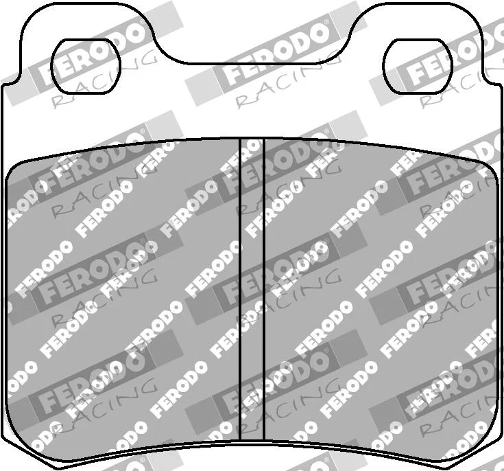 Sada brzdových destiček, kotoučová brzda FERODO RACING FCP586H