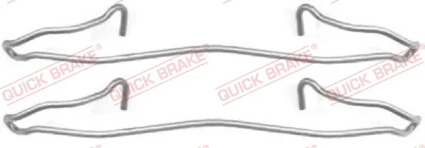 Sada prislusenstvi, oblozeni kotoucove brzdy QUICK BRAKE 109-1057
