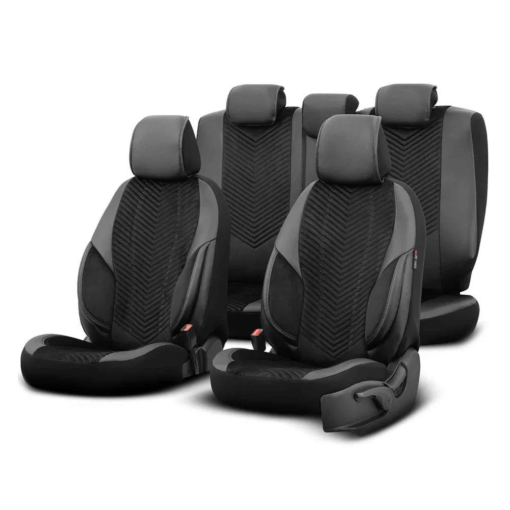Sada autopotahů OTOM ADVANCED 204 BLACK BABYFACE 3-ZIP OT86741