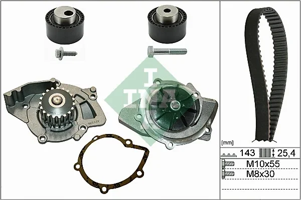 Vodni pumpa + sada ozubeneho remene Schaeffler INA 530036830