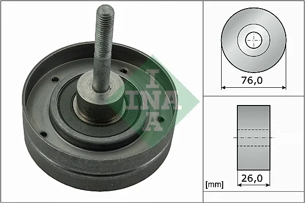 Vratna/vodici kladka, klinovy zebrovy remen Schaeffler INA 532035130
