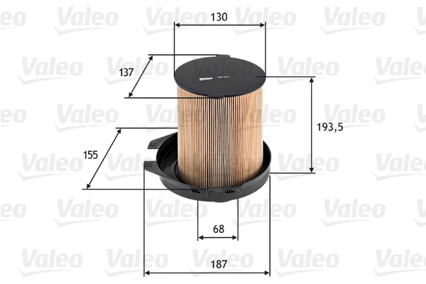 Vzduchový filtr VALEO 585603