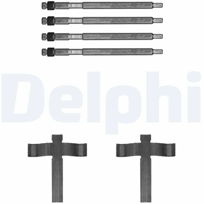 Sada příslušenství, obložení kotoučové brzdy DELPHI LX0707
