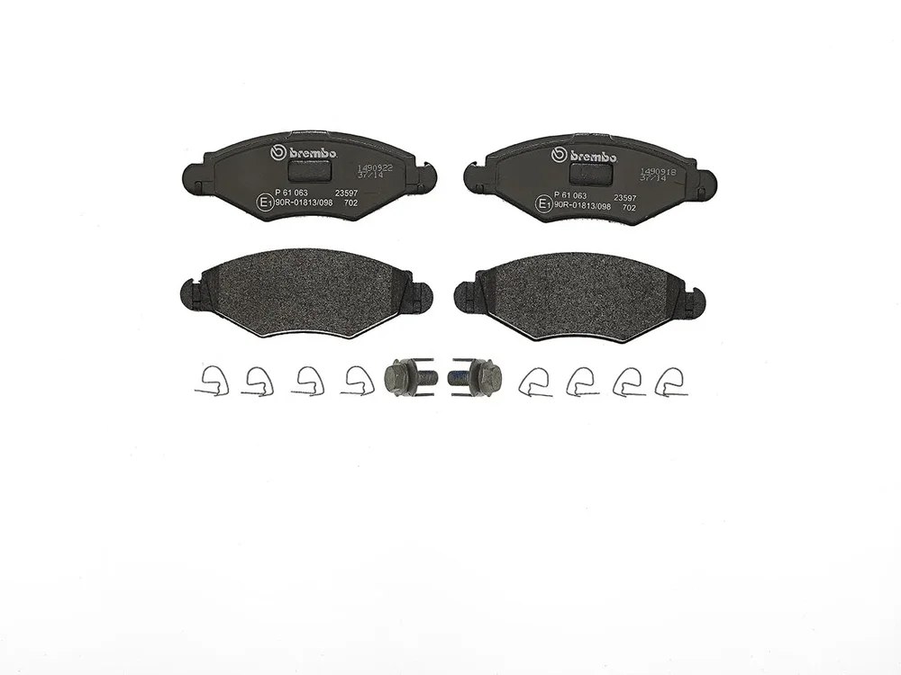 Sada brzdových destiček, kotoučová brzda BREMBO P61063