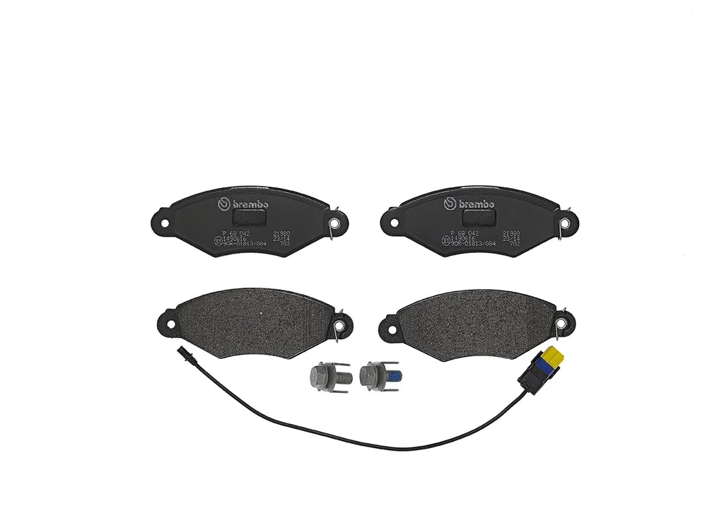 Sada brzdových destiček, kotoučová brzda BREMBO P68042