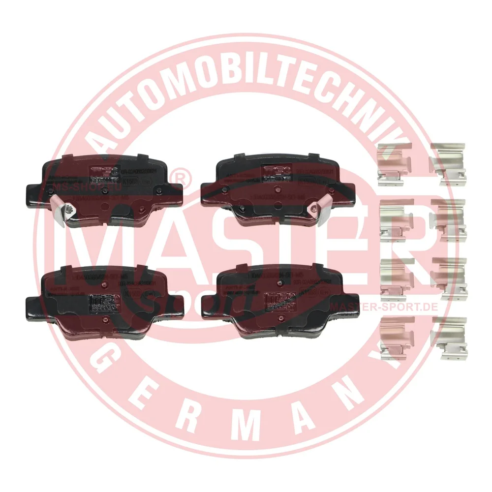 Sada brzdových destiček, kotoučová brzda MASTER-SPORT GERMANY 13046038542N-SET-MS
