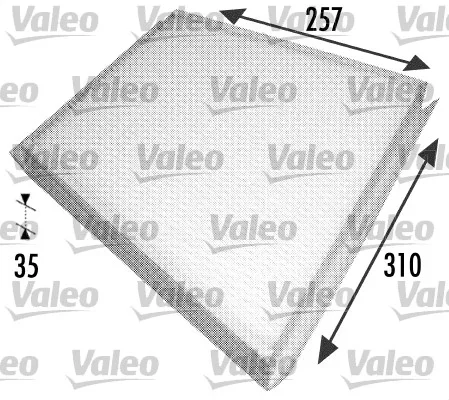 Filtr, vzduch v interiéru VALEO 698702