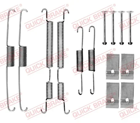 Sada příslušenství, brzdové čelisti QUICK BRAKE 105-0035