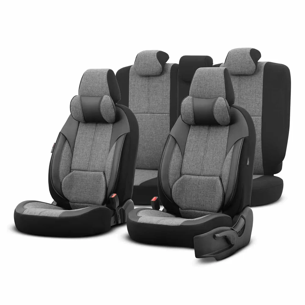 Sada autopotahů OTOM VOYAGER 102 SMOKED 3-ZIP OT86759