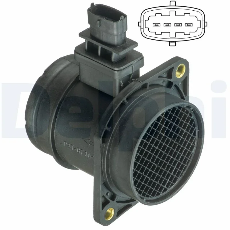 Snimac mnozstvi protekajiciho vzduchu DELPHI AF10403-12B1 Snimac mnozstvi protekajiciho vzduchu DELPHI AF10403-12B1