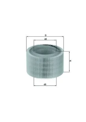 Vzduchový filtr MAHLE LX718