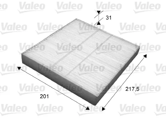 Filtr, vzduch v interiéru VALEO 715631 Filtr, vzduch v interiéru VALEO 715631