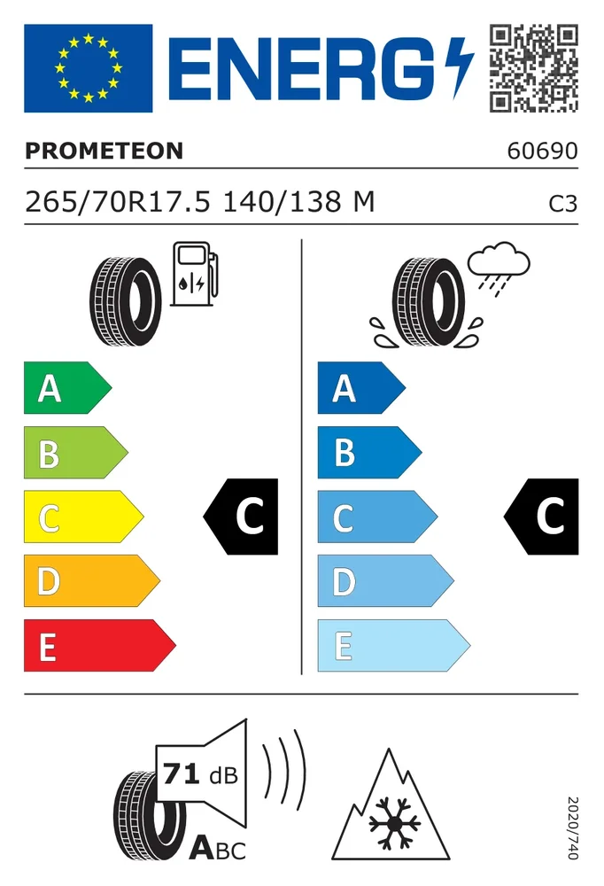 265/70R17.5 CPM R02PFD PROMETEON 265/70R17.5CPMR02PFD 265/70R17.5 CPM R02PFD PROMETEON 265/70R17.5CPMR02PFD