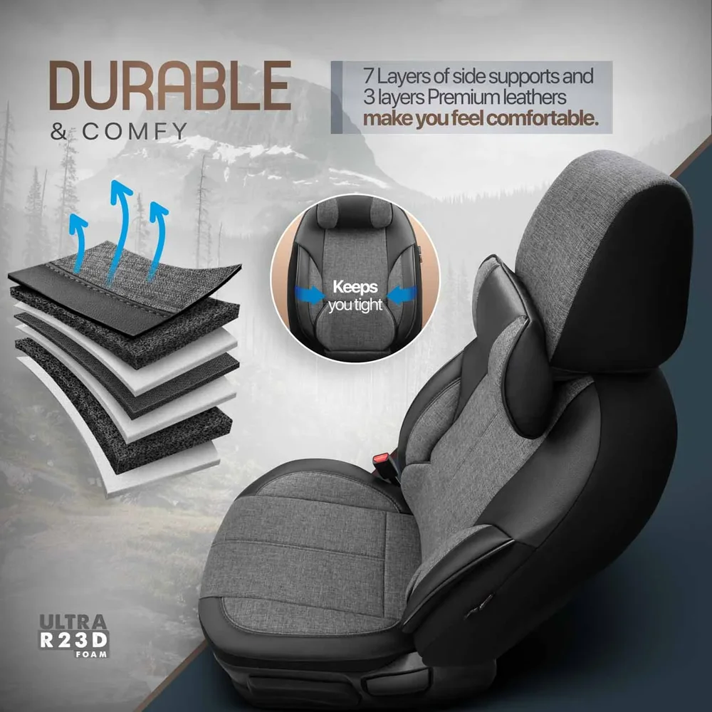 Sada autopotahů OTOM VOYAGER 102 SMOKED 3-ZIP OT86759 - Obrázek 4