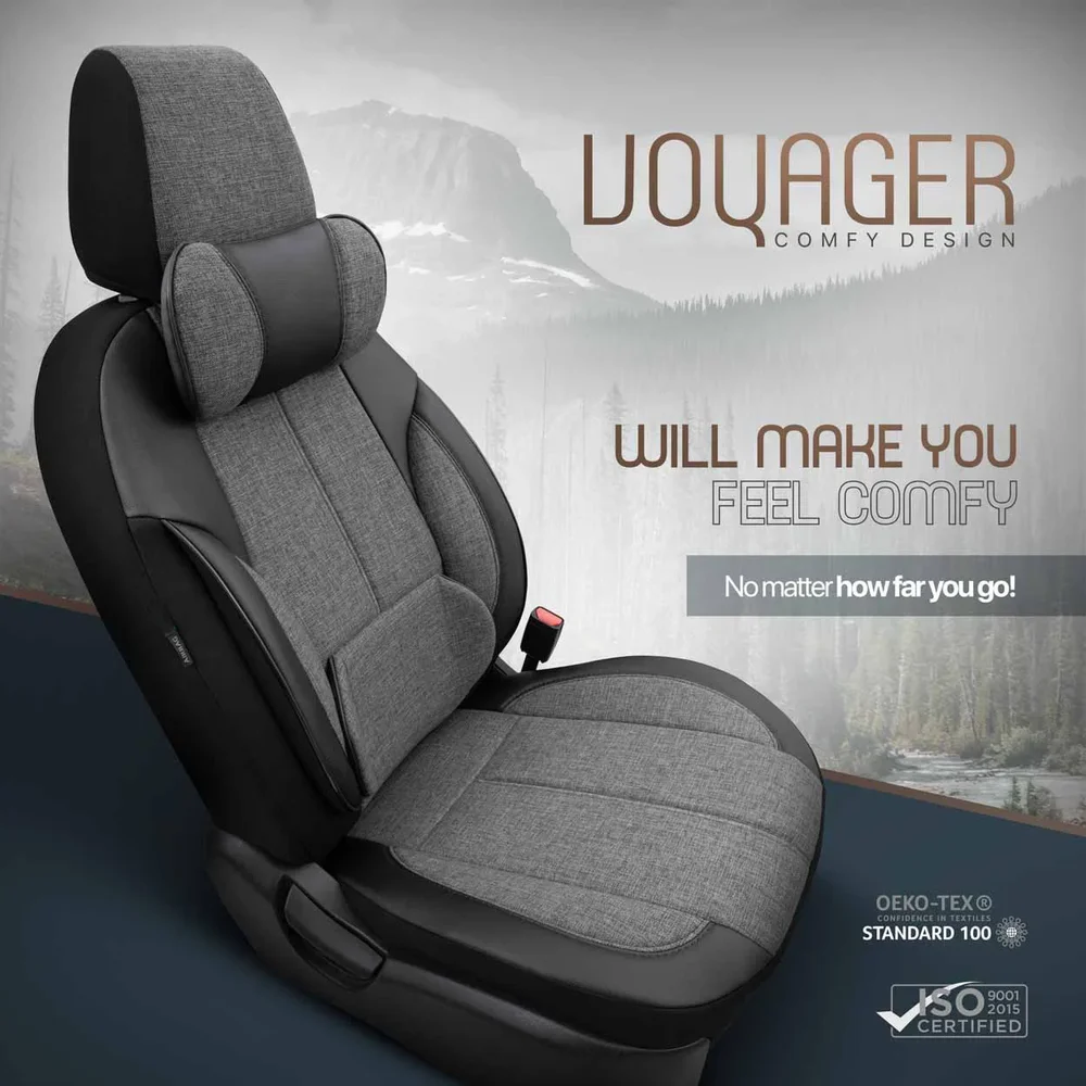 Sada autopotahů OTOM VOYAGER 102 SMOKED 3-ZIP OT86759 - Obrázek 2