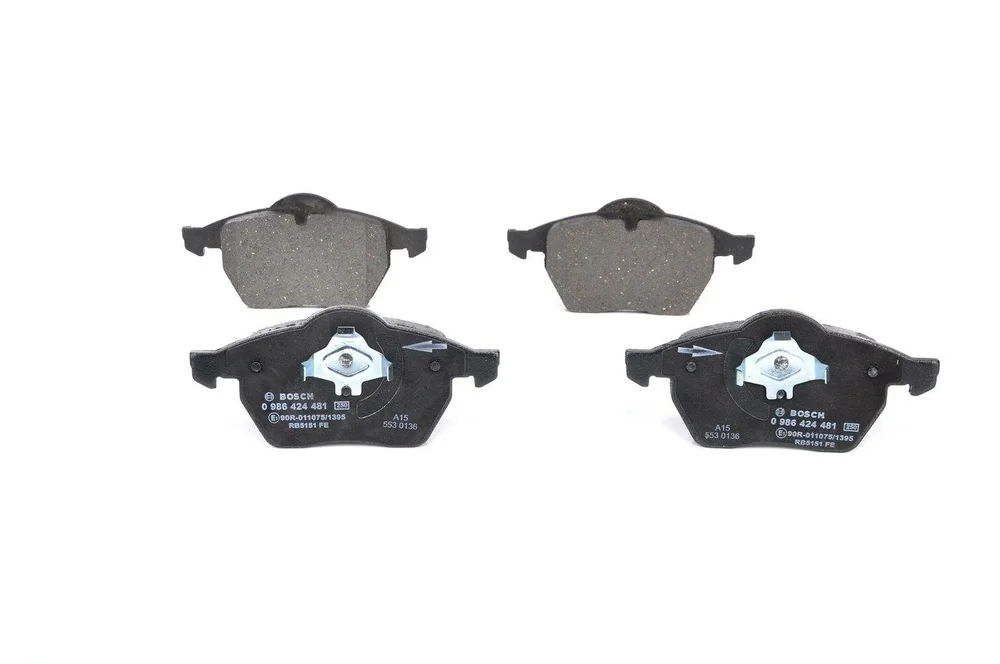 BO 0986424481 Sada brzdových destiček, kotoučová brzda BOSCH 84478
