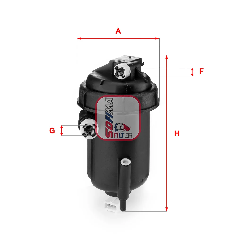 Palivový filtr SOFIMA S5143GC – OE 1345984080