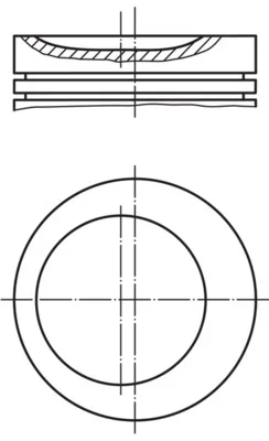 Píst MAHLE 0116201