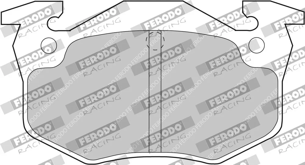 Sada brzdových destiček, kotoučová brzda FERODO RACING FCP558H