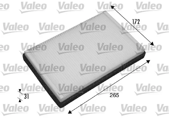 Filtr, vzduch v interiéru VALEO 698770
