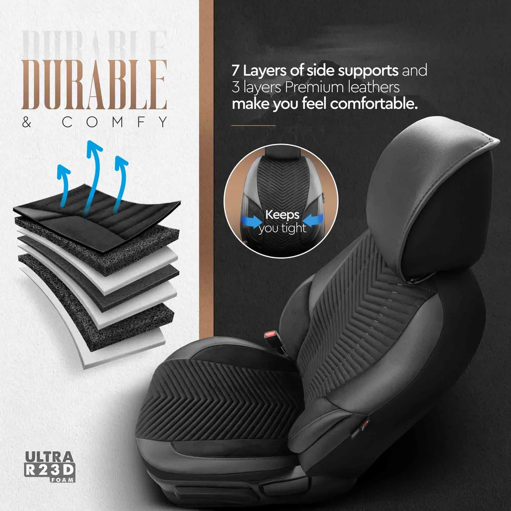 Sada autopotahů OTOM ADVANCED 204 BLACK BABYFACE 3-ZIP OT86741 - Obrázek 4
