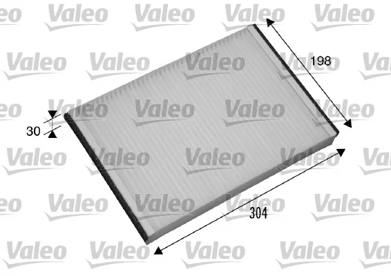 Filtr, vzduch v interiéru VALEO 698874