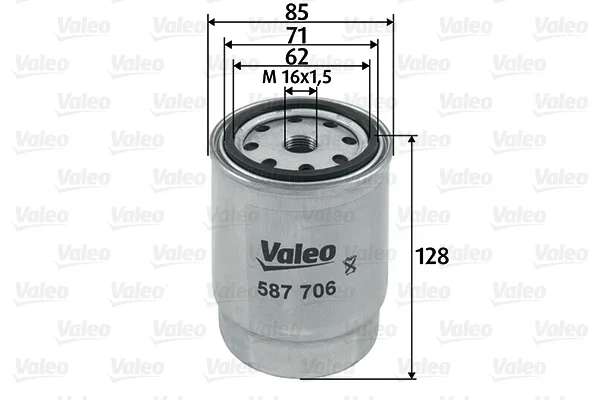 Palivový filtr VALEO 587706