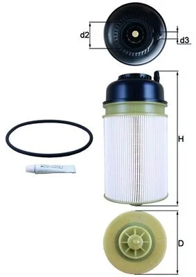 Palivový filtr MAHLE KX406D
