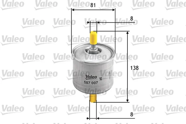 Palivový filtr VALEO 587007