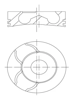 Píst MAHLE 0215802