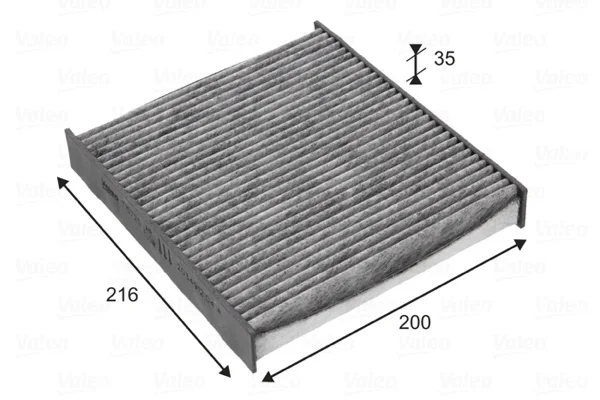 Filtr, vzduch v interiéru VALEO 715725 Filtr, vzduch v interiéru VALEO 715725