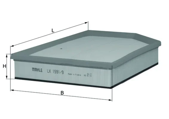 Vzduchový filtr MAHLE LX1591/9
