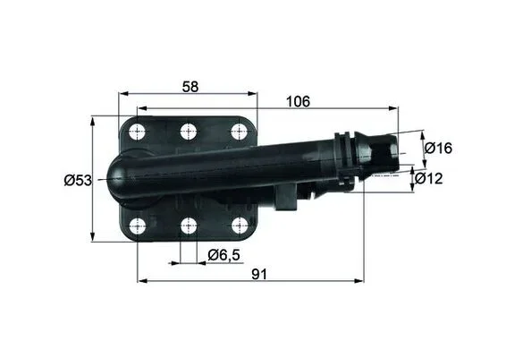 Termostat, chlazení oleje MAHLE TO582 Termostat, chlazení oleje MAHLE TO582