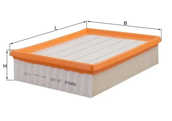 Vzduchový filtr MAHLE LX691