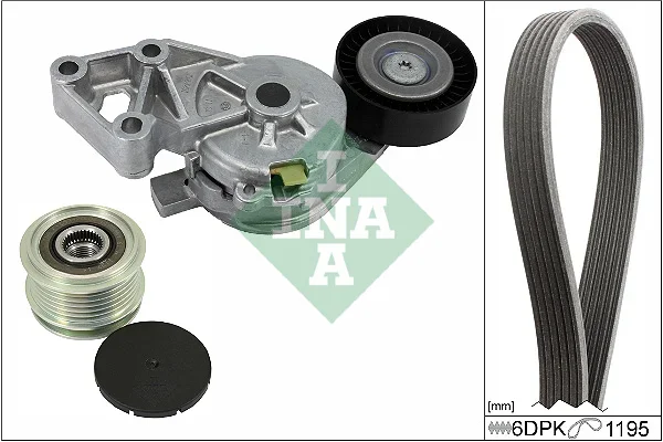 Sada žebrovaných klínových řemenů Schaeffler INA 529046520