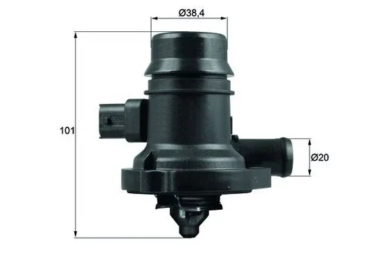 Termostat, chladivo MAHLE TM36103
