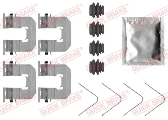 Sada prislusenstvi, oblozeni kotoucove brzdy QUICK BRAKE 109-0068