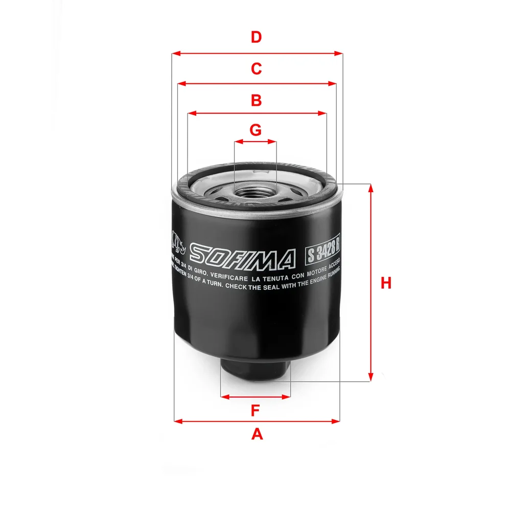 Olejový filtr SOFIMA S3428R