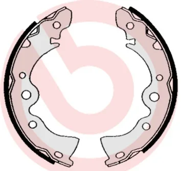 Sada brzdových čelistí BREMBO S56519