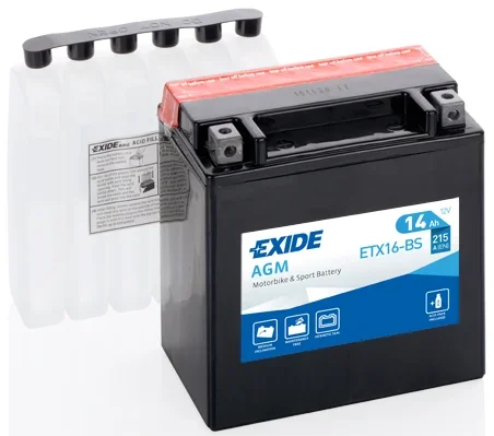 startovací baterie EXIDE ETX16-BS startovací baterie EXIDE ETX16-BS