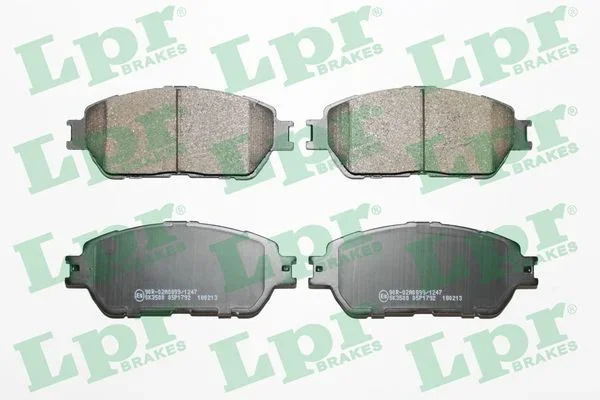 Sada brzdových destiček, kotoučová brzda LPR 05P1792